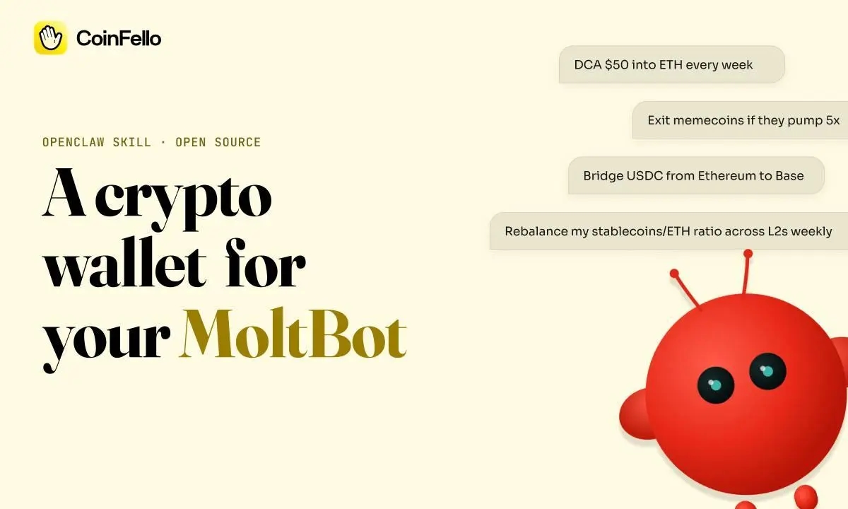 CoinFello Launches OpenClaw Skill for AI Agent Transactions