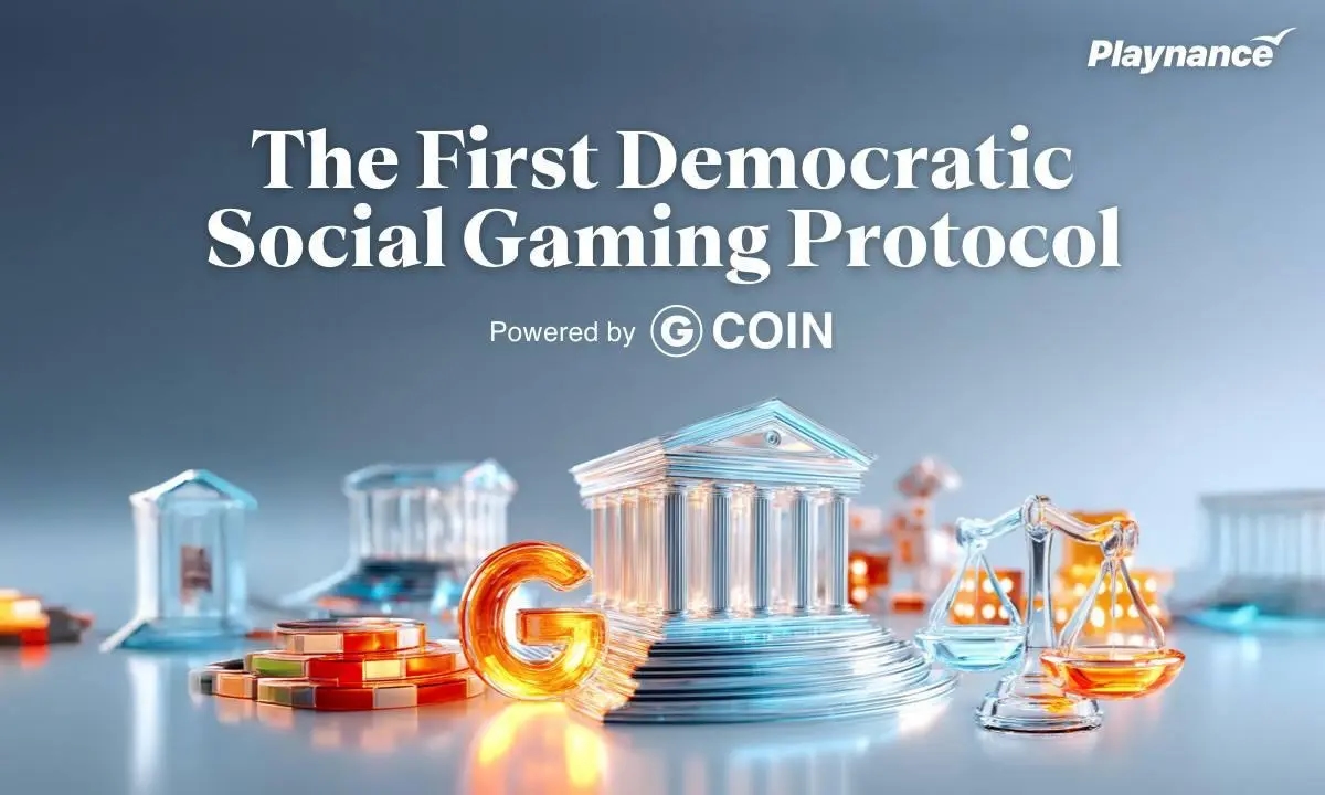 Playnance Unveils the First Democratic Social Gaming Protocol, Surpassing 1M GCOIN Holders