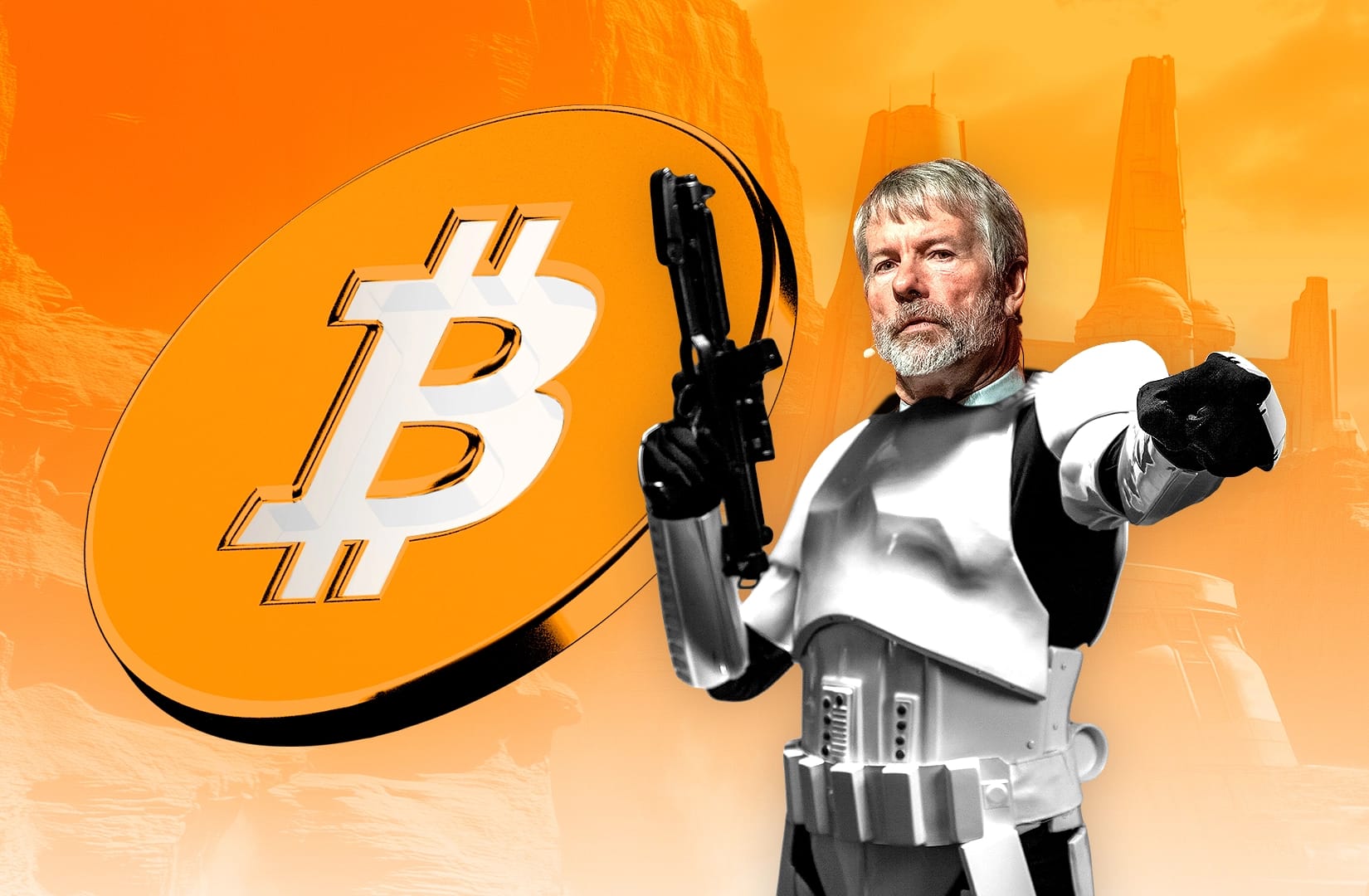 Coinbase warns Saylor copycats is systemic risk.