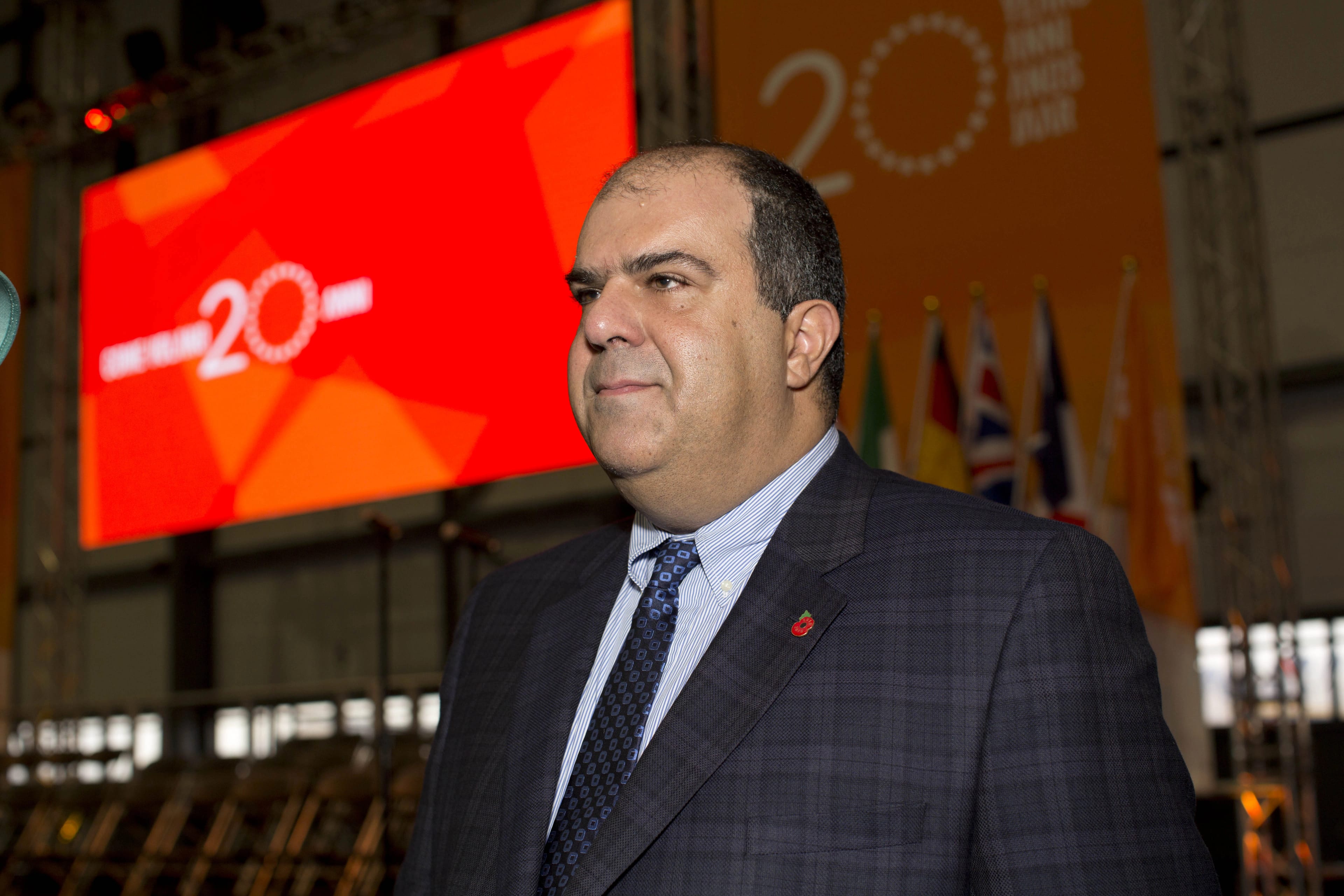 easyJet 20th birthday celebrations at their headquarters in Luton, Britain - 10 Nov 2015