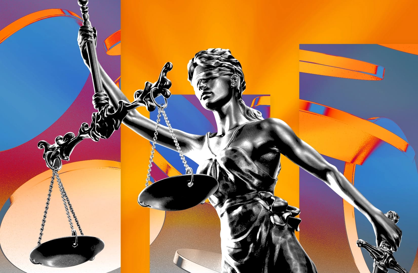 Generic art - Legal, court, justice, judge, case. price, crypto, crime, regulations