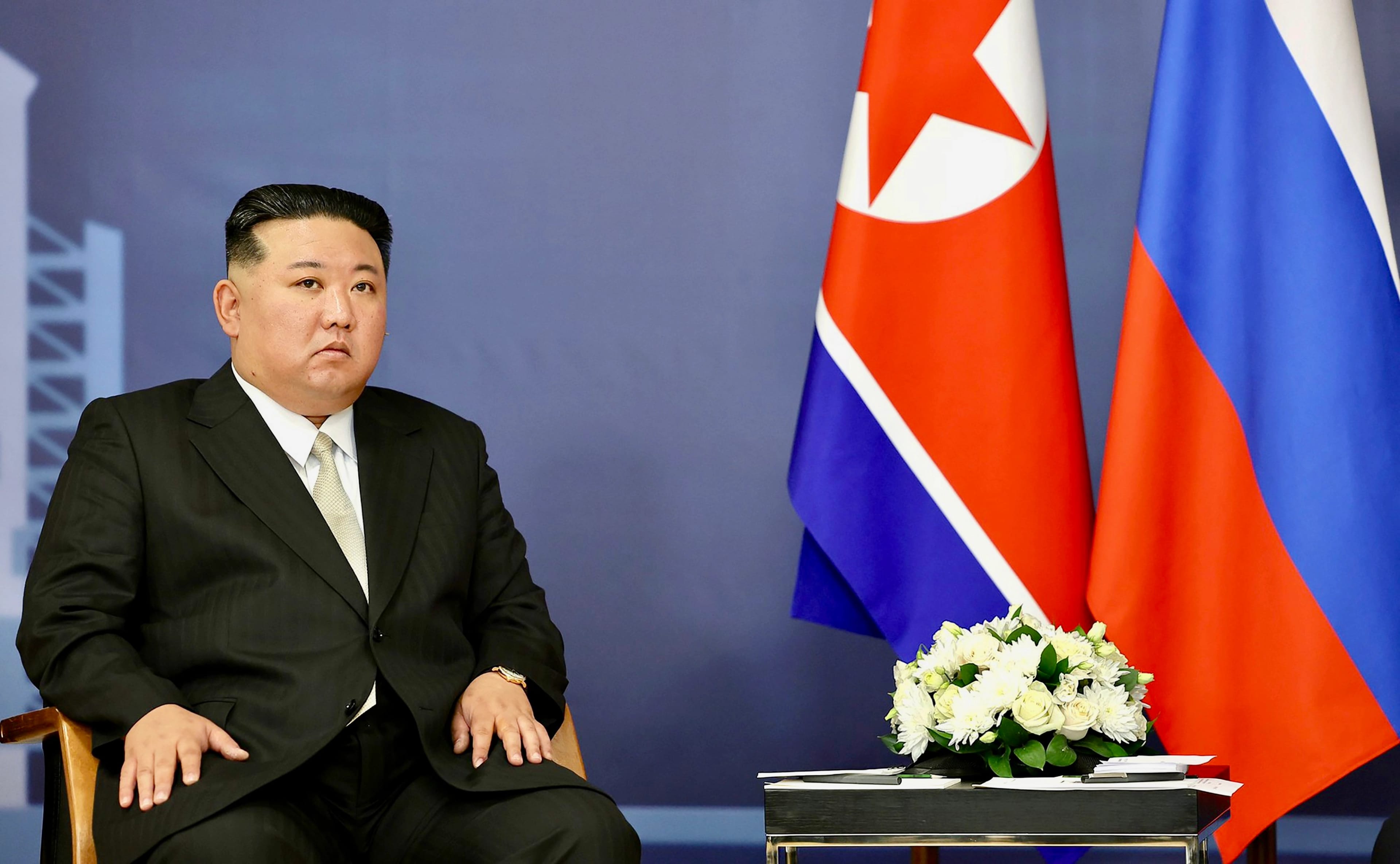 Kim Jong-un and Putin Meet in Russia to Discuss Military Cooperation, Amur, Russian Federation - 13 Sep 2023