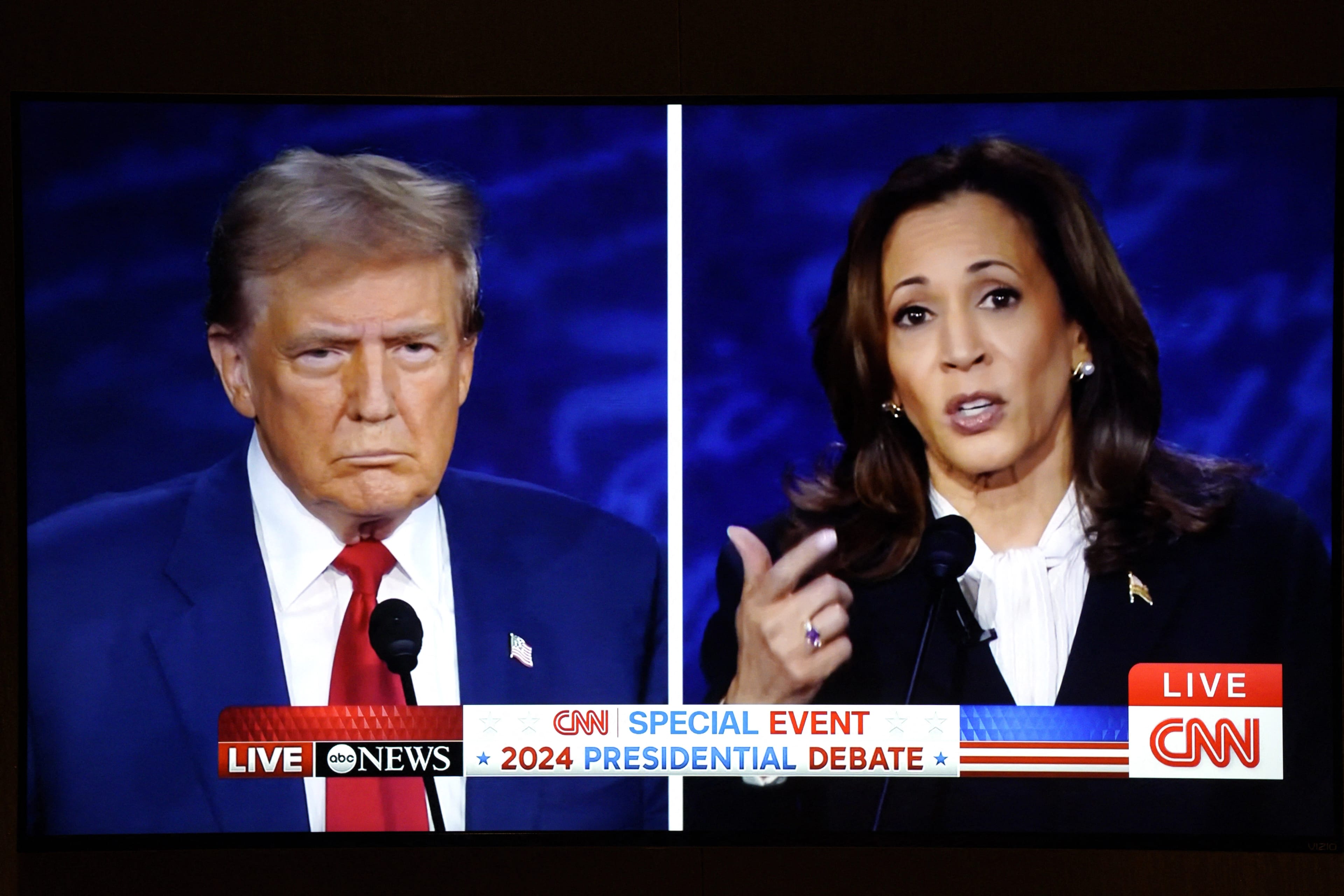 Trump-Harris presidential debate - Washington, United States - 10 Sep 2024