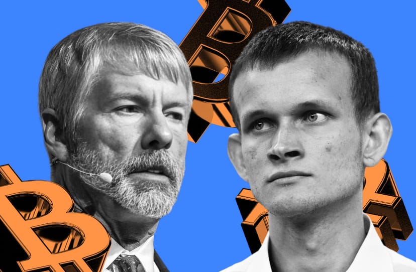 Vitalik Buterin slams Michael Saylor after ‘batshit’ backing of institutional Bitcoin custody