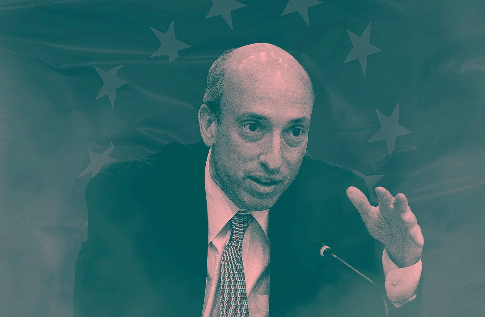 Gary Gensler and EU Flag